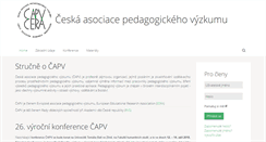 Desktop Screenshot of capv.cz